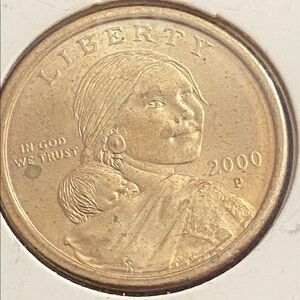 Vintage 2000 P Sacagawea One Dollar Coin